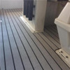 240x5.8x0.5cm EVA Flooring Faux Imitation Teak Gray&Black Decking Boat Flooring Sheet Pad