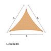 280GSM Triangle Sun Shade Sail Visor Garden Patio Awning Canopy Sunscreen UV Block