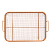 BBQ Picnic Stainless Steel Oven Grill Healthier Cook Bacon Drip Rack Tray With Pan