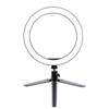 Portable Ring Light LED Makeup Ring Lamp USB Selfie Ring Lamp Phone Holder Tripod Stand Photography Lighting