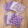 8Pcs/Set Cotton Fabric Assorted Pre Cut Squares Quilt Pillow Handcraft  Home Decor