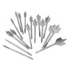 17Pcs 6-38mm Flat Drill Bit Set High Carbon Steel Cutter Carpenter Tool Woodworking Tool