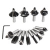 12pcs Woodworking Router Bit Cutter Tungsten Carbide Rotary Tool Set