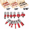 12pcs Woodworking Router Bit Cutter Tungsten Carbide Rotary Tool Set