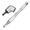 Drillpro 105° 1/4 Inch Hex Shank Drill Bit Angle Driver With Flexible Screwdriver Extension Bit Holder