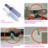 DMD 400/1000 Grit Double Side Diamond Ceramic Knife Sharpening Stone