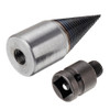 Drillpro 32mm/42mm 1/2 Inch Square Driver Firewood Splitter Drill Bit for Impact Wrench