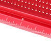 Drillpro TS 8 Inch Aluminum Alloy Hole Precision Marking T Ruler Hole Positioning Measuring Ruler Woodworking Scriber Scribing Tool