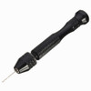 Drillpro Mini Aluminum Hand Drill with Keyless Chuck and 10pcs Twist Drills Rotary Tool
