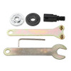 Drillpro 5/8/10/12mm Shank M10 Arbor Mandrel Cutting Tool Accessoriess Reverse Thread for Angle Grinder Drill Adapter