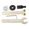 Drillpro 5/8/10/12mm Shank M10 Arbor Mandrel Cutting Tool Accessoriess Reverse Thread for Angle Grinder Drill Adapter