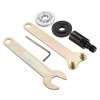 Drillpro 5/8/10/12mm Shank M10 Arbor Mandrel Cutting Tool Accessoriess Reverse Thread for Angle Grinder Drill Adapter