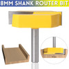 8mm Shank Router Finger Joint Glue Router Bit Woodworking Cutter Tool