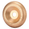 125mm Curve Extreme Shaping Disc Tungsten Carbide Wood Carving Disc Grinder Wheel Abrasive Disc Sanding Rotary Tool for Angle Grinder