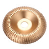 125mm Curve Extreme Shaping Disc Tungsten Carbide Wood Carving Disc Grinder Wheel Abrasive Disc Sanding Rotary Tool for Angle Grinder