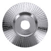 110mm Wood Grinding Wheel Bevel Disc Sanding Wood Carving Tool Abrasive Disc