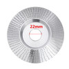 Drillpro 110mm Bevel Shaping Disc Wood Carving Disc Angle Grinding Wheel Sanding Rotary Tool Abrasive Disc for Angle Grinder