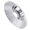 Drillpro 110mm Bevel Shaping Disc Wood Carving Disc Angle Grinding Wheel Sanding Rotary Tool Abrasive Disc for Angle Grinder
