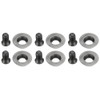 Drillpro 115mm Wood Carving Disc 6 Carbide Inserts Angle Grinder Disc Wood Shaping Disc Woodworking Cutting Disc