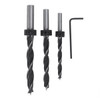 7/14PCS Pocket Hole Screw Jig Dowel Drill Joinery Kit Woodworking Guides Tool