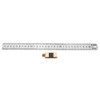 Woodworking Metric and Inch Line Scribe Ruler Positioning Measuring Ruler 300mm Marking T-Ruler Woodworking Tool