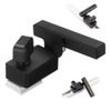 Drillpro Miter Track Stop Square Handle for T-Slot T-Track Woodworking Tool