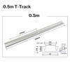 300/400/500/600mm Aluminium Alloy T-track for Carpenter DIY Woodworking Tool