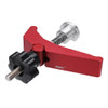Drillpro Red Quick Acting Hold Down Clamp Aluminum Alloy T-Slot T-Track Clamp Set Woodworking Tool for Woodworking Table