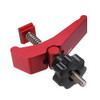 Drillpro Red Quick Acting Hold Down Clamp Aluminum Alloy T-Slot T-Track Clamp Set Woodworking Tool for Woodworking Table