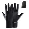 Touch Screen Gloves Fleece Lined Motorcycle Waterproof Guantes Moto Grey