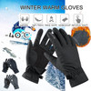 Naturehike -35° Touch Screen Motorcycle Gloves Winter Warm Waterproof Men Women Thermal Skiing Snow Snowboard Cycling