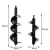 Garden Auger Spiral Drill Bit Attachment Bulb Plant Post Bedding Planting Auger Tool