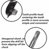 460mm 6-28mm Hex Shank Brad Point Drill SDS Auger Drill Bit Spiral Wood Drilling Tool