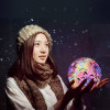 3D Printing Moon Lamp Christmas Decorations Space LED Night Light Remote Control USB Rechargeable Gift
