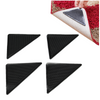 4pcs Anti Slip Coner Rubber Mat Trangle Non Slip Carpet Skid Grippers Rug