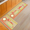 Non-slip Printing Terylene Washable Carpet Doormat Bedroom Kitchen Floor Rugs (50 x 80 cm)