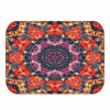 Honana BX-29 40x60cm 3D Painting Spiral Pattern Coral Fleece Mat Absorbent Bathroom Anti Slip Carpet