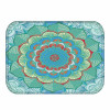 Honana BX-29 40x60cm 3D Painting Spiral Pattern Coral Fleece Mat Absorbent Bathroom Anti Slip Carpet