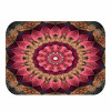 Honana BX-29 40x60cm 3D Painting Spiral Pattern Coral Fleece Mat Absorbent Bathroom Anti Slip Carpet