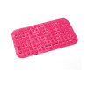 PVC Massage Skid Bath Sucker Mat with Suction Cups Bathroom Suction Cups Anti Slip Safety Shower Carpet Bathtub Bathmat Home Hotel