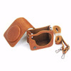 Brown PU Leather Shoulder Strap Case Bag For Fujifilm Instax Mini 70 Camera