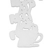 Girl and Teapot Cutting Die Stencil for DIY Scrapbook Album Paper Card Gift Girl and Teapot Cutting Die Stencil for DIY Scrapbook Album Paper Card Gift