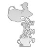 Girl and Teapot Cutting Die Stencil for DIY Scrapbook Album Paper Card Gift Girl and Teapot Cutting Die Stencil for DIY Scrapbook Album Paper Card Gift