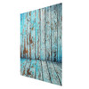 5x7FT Vinyl Blue Wood Wall Floor Photography Backdrop Background Studio Prop 5x7FT Vinyl Blue Wood Wall Floor Photography Backdrop Background Studio Prop