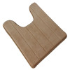 Coral Fleece Carpet Bathroom U-shaped Cotton Toilet Bathroom Carpet Mat Memory Foam Bath Mats Rug Anti-slip Floor Carpets Pad for Hotel Restroom Toilet Home Decor