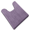 Coral Fleece Carpet Bathroom U-shaped Cotton Toilet Bathroom Carpet Mat Memory Foam Bath Mats Rug Anti-slip Floor Carpets Pad for Hotel Restroom Toilet Home Decor