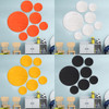 7Pcs Round 3D Mirror Decal Art Mural Wall Sticker Home Bathroom DIY Decor Removable