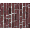 10M Wall Paper Brick Stone Rustic Effect Self-adhesive Wall Stickers Home Decor