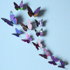 12PCS 3D Butterfly Wall Decors Multi Color PVC Wall Sticker For Living Room Wall Kids Bedroom Wall Home House Decoration