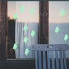 Honana DX-167 12PCS 7X8CM Fluorescent Glow Amazing Lightning Wall Sticker Home Bedroom Decor